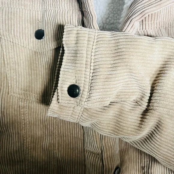 Khaki Corduroy Jacket Size Small - Picture 5 of 9